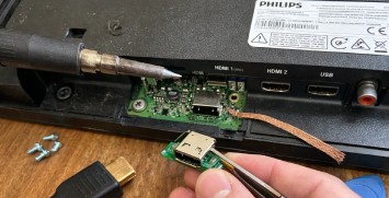 Ремонт телевизора Philips Не работает HDMI у метро  Бауманская